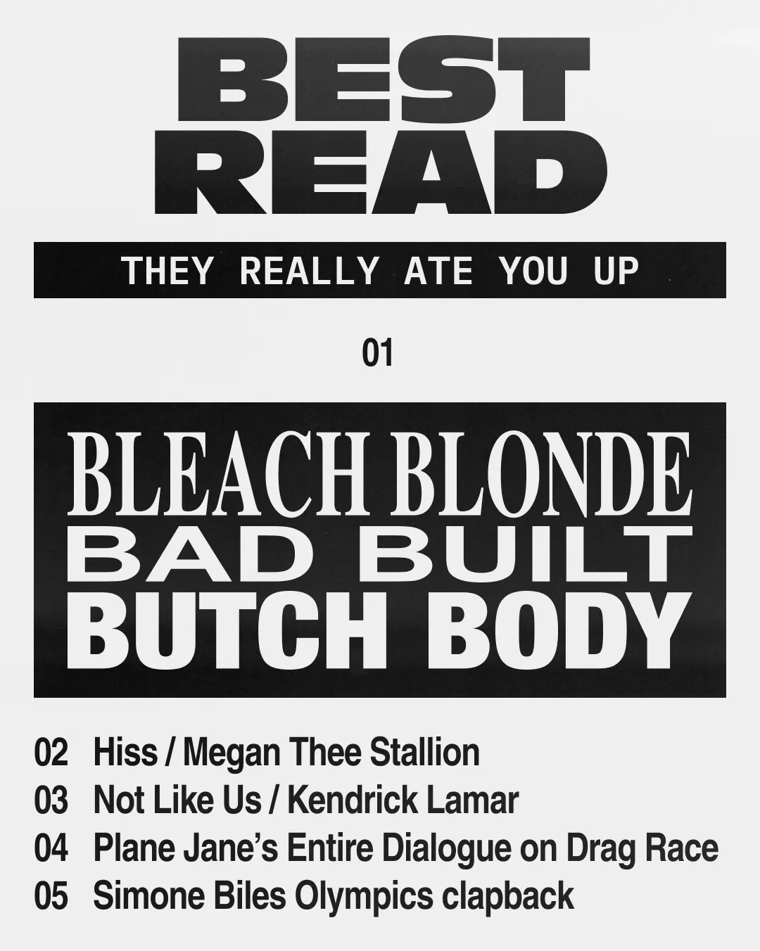 Best Read: Beach Blonde Bad Built Butch Body