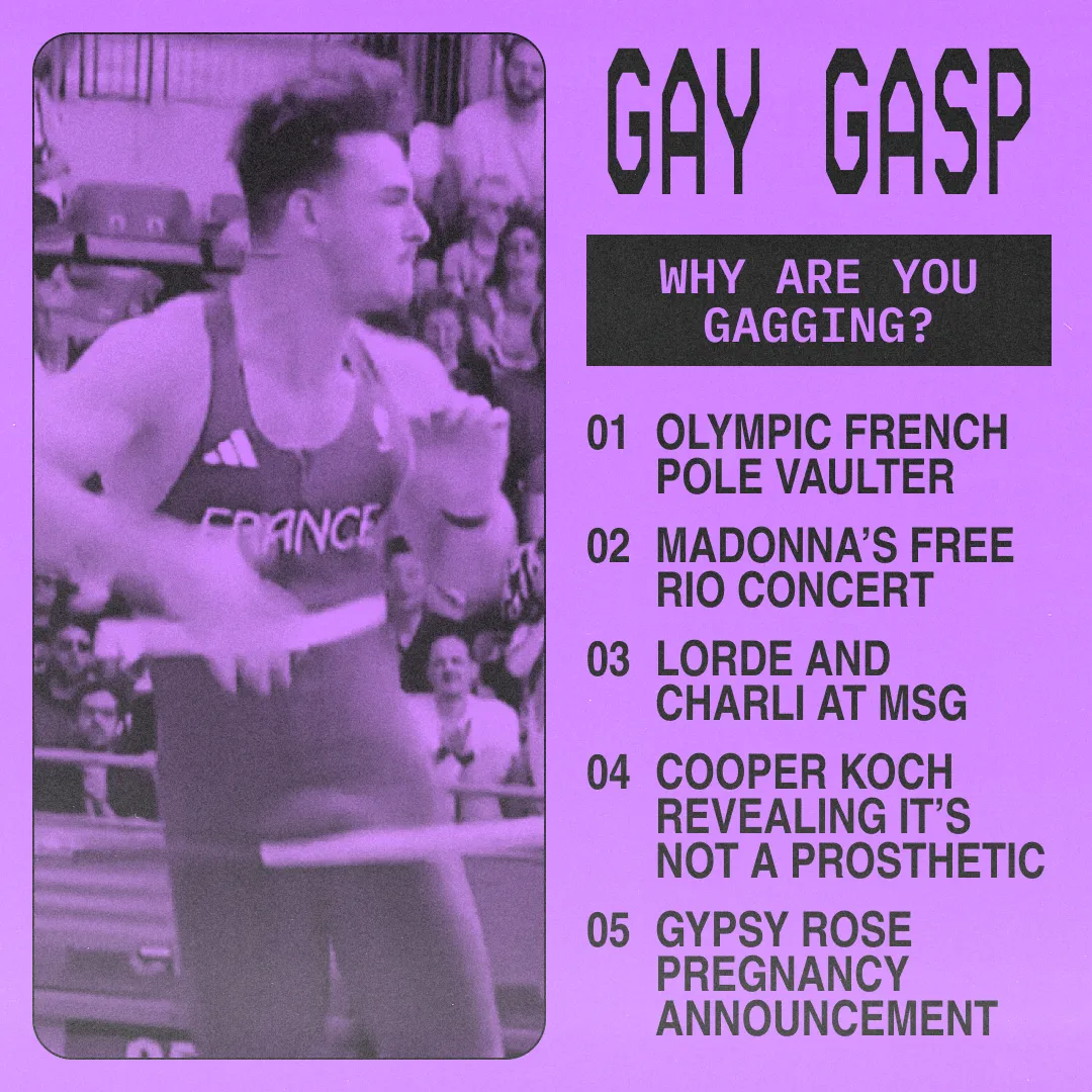 Gay Gasp: Olympic French pole vaulter